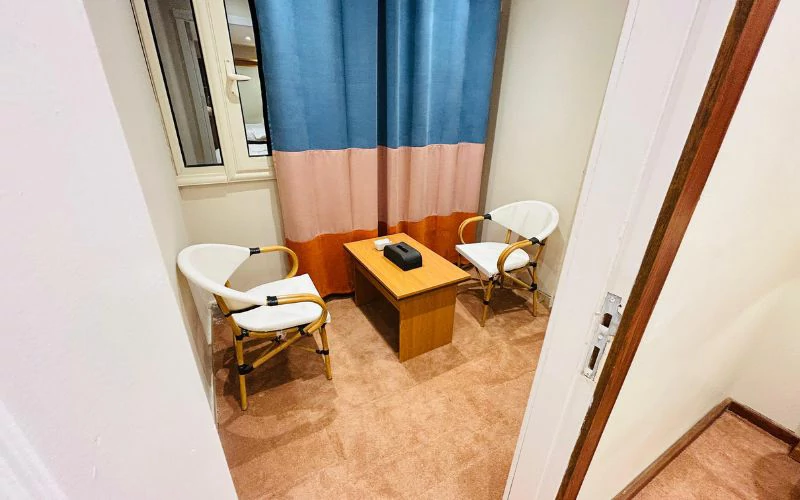 Living room in studio – Mini Hotel Nuzly